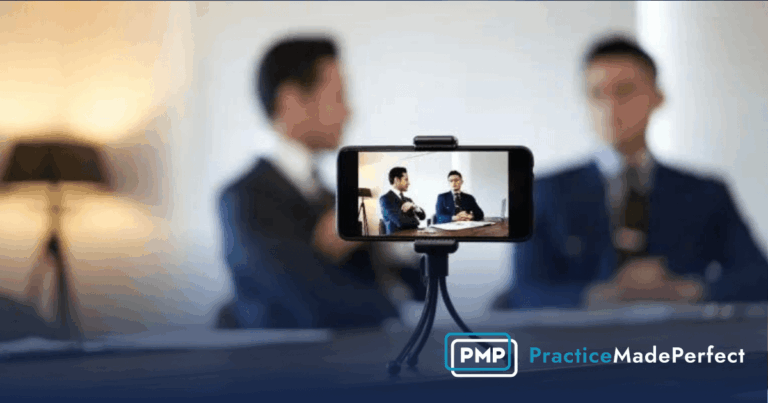 two men recording a video