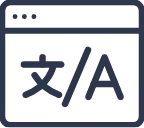 icon for Language translator